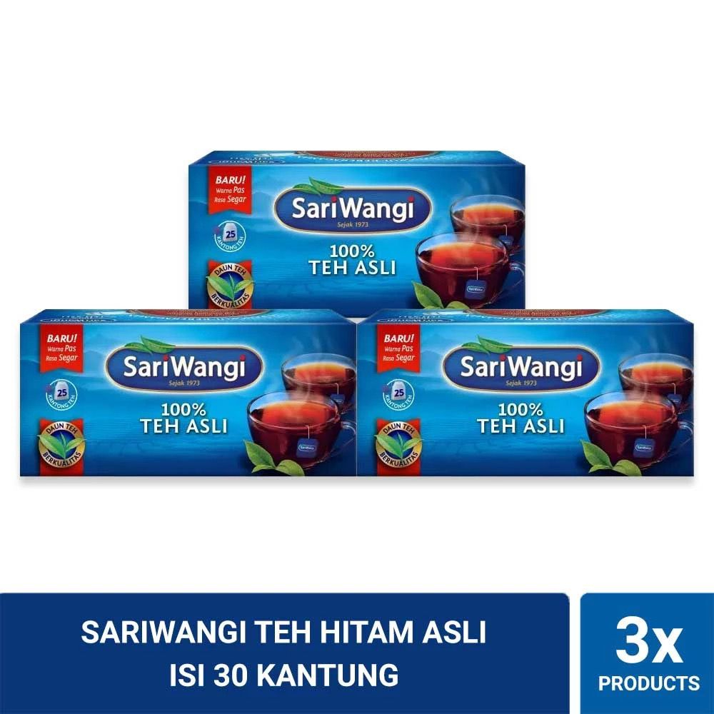 

Sariwangi Teh Isi 30 Kantung Celup Triplepack