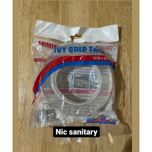

Gila Double tape bening transparan SOLEN 3cmx2mmx3mtr