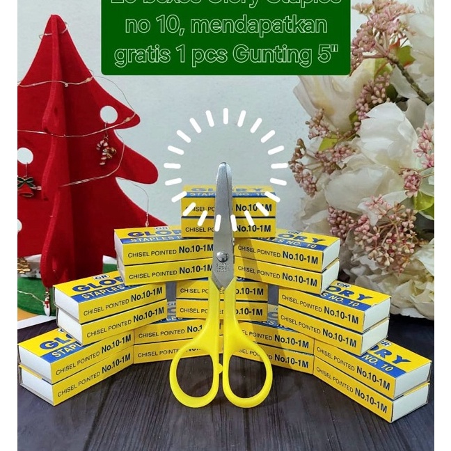 

Terkini 2 pak glory isi staples no 1 hadiah GUNTING