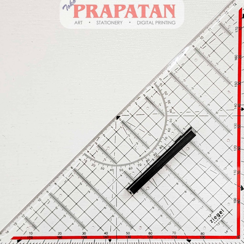 

HJ6 Ziegel Penggaris Segita No81943 Triangle Ruler