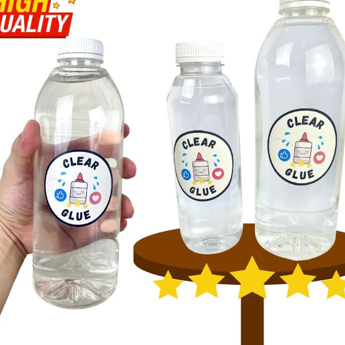 

Super lue Lem Bening Transparan 1 KG Mirip Povinal Lem Slime TANPA CAMPURAN AIR 1 byGHEduPlay