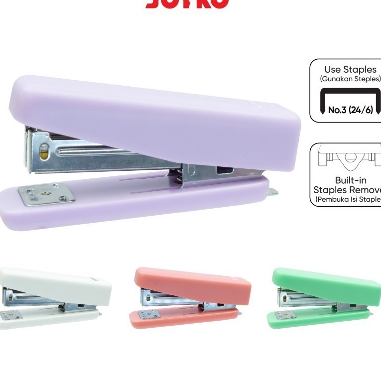 

Flash Sale Stapler Joyko ST23 Stepler Jepretan No 3 Pastel Fancy
