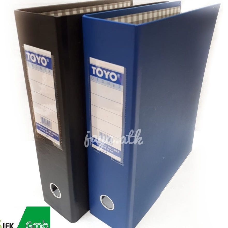

HJ6 GOJEK MAP ORDNER ODNER FOLIO TOYO 7 CM 2 LUBANG HITAM BIRU MAP DOKUMEN ARSIP ORDNER