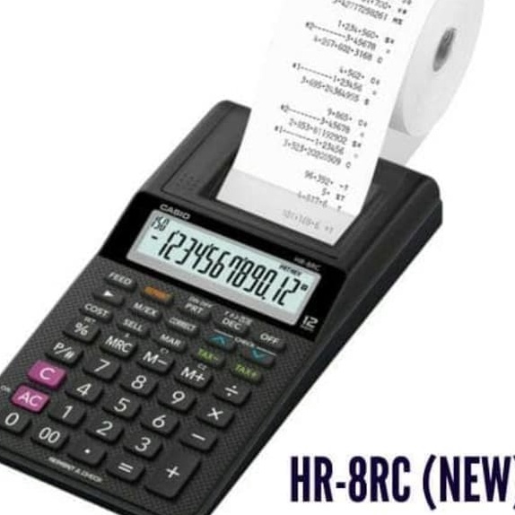 

Terlaris ORINAL Casio HR8RC Printing Calculator HR8 RC Kalkulator Print DOUBLE PRINT casio hr 8 hr 8