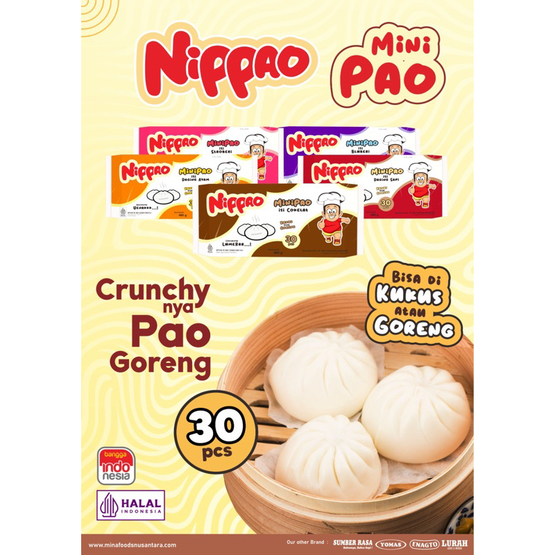 

Minipao okepao coklat/ umiami / nippao 30pcs 480gr original minipao