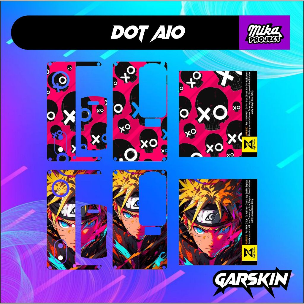 

Accesories Sticker Garskin VINYL DOTAIO Anti Luntur Bahan Premium MikaPROJEC
