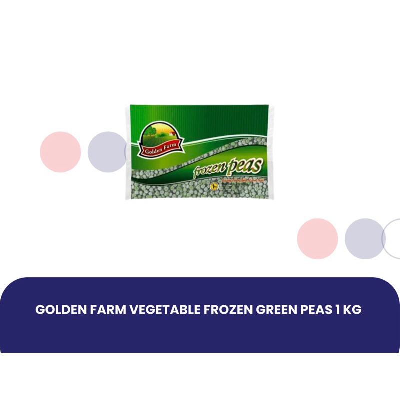 

Golden Farm Green Peas 1kg