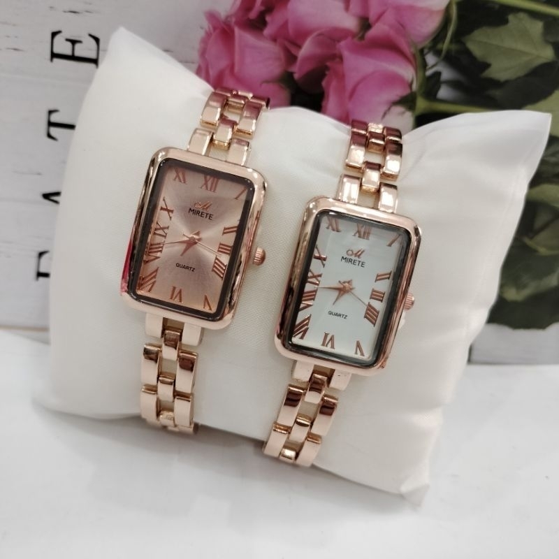 JAM TANGAN MIRETE WANITA MODEL PETAK