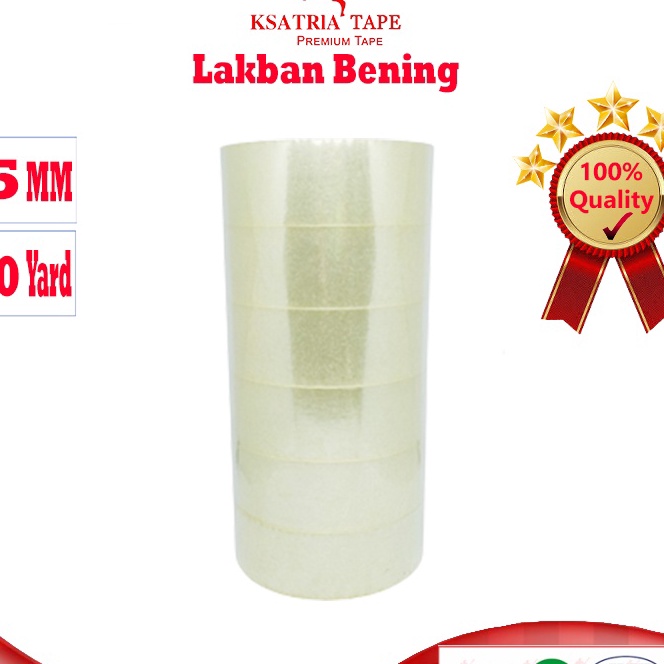 

Diskon Lakban OPP Tape Lakban Bening Dunia Packing Tape 1 Yard 1 Slop COD