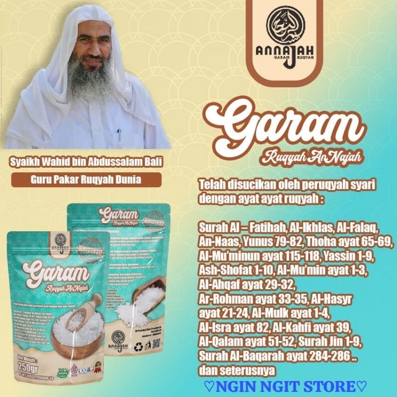 

GARAM RUQIAH AN'NAJAH @250GR ASLI 100% By Mg17Official