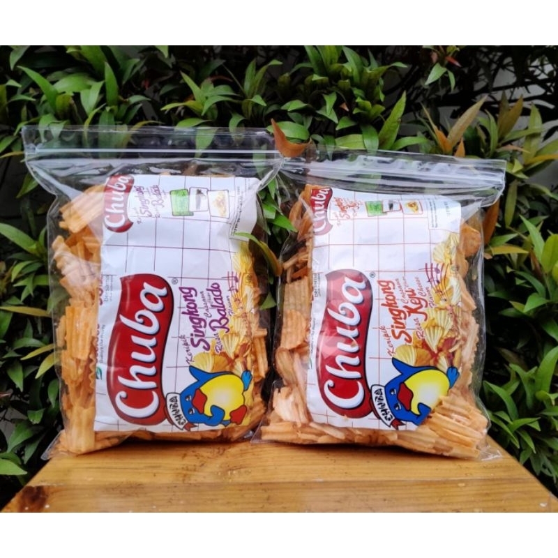 

TERMURAH! SNACK CHUBA KERIPIK SINGKONG RASA KEJU 250gram