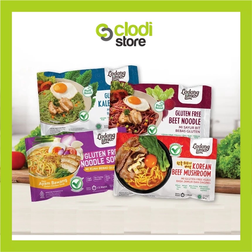 

Hemat 25 Ladang Lima Mie Veggie Noodle 76gr Mi Mpasi