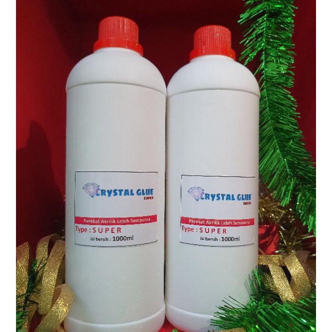 

Cashback Lem akrilik crystal glue 1 liter suntikan lem acrylic suntikan lem akrilik bening crystal glue