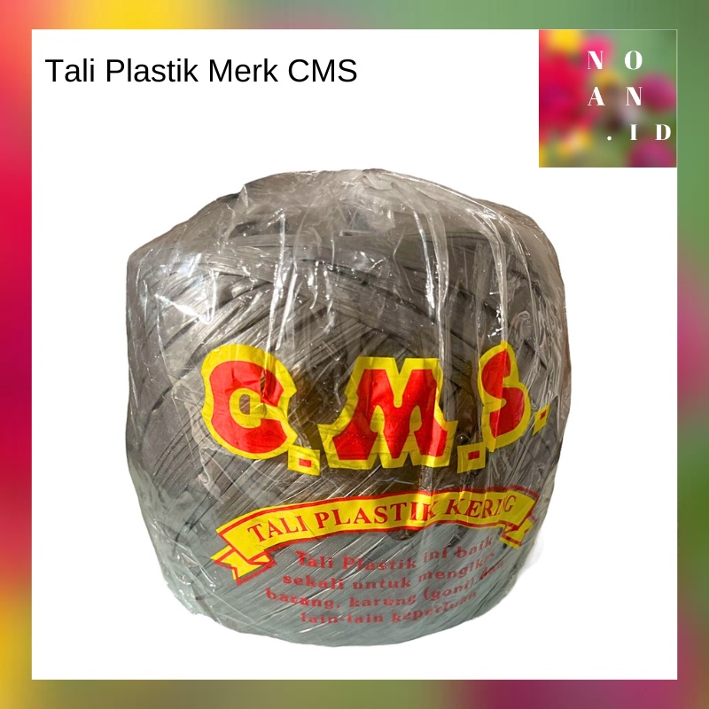 

Cashback 5 Ekstra Tali rafia hitam tali plastik roll merk CMS