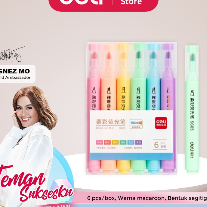 

Hemat Deli Pen Hhlhter Macaroon 6 Warna S65