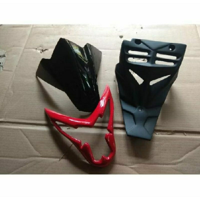 Paket Variasi Cover lampu Visor Vgrill Honda Sonic 150r