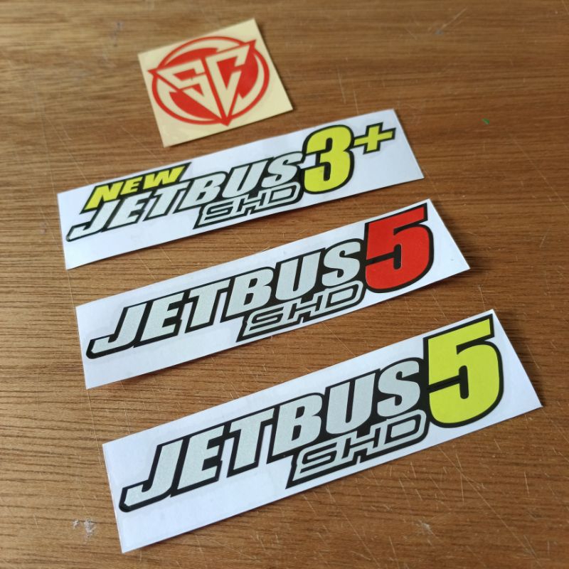STIKER CUTTING JETBUS 3+. 5