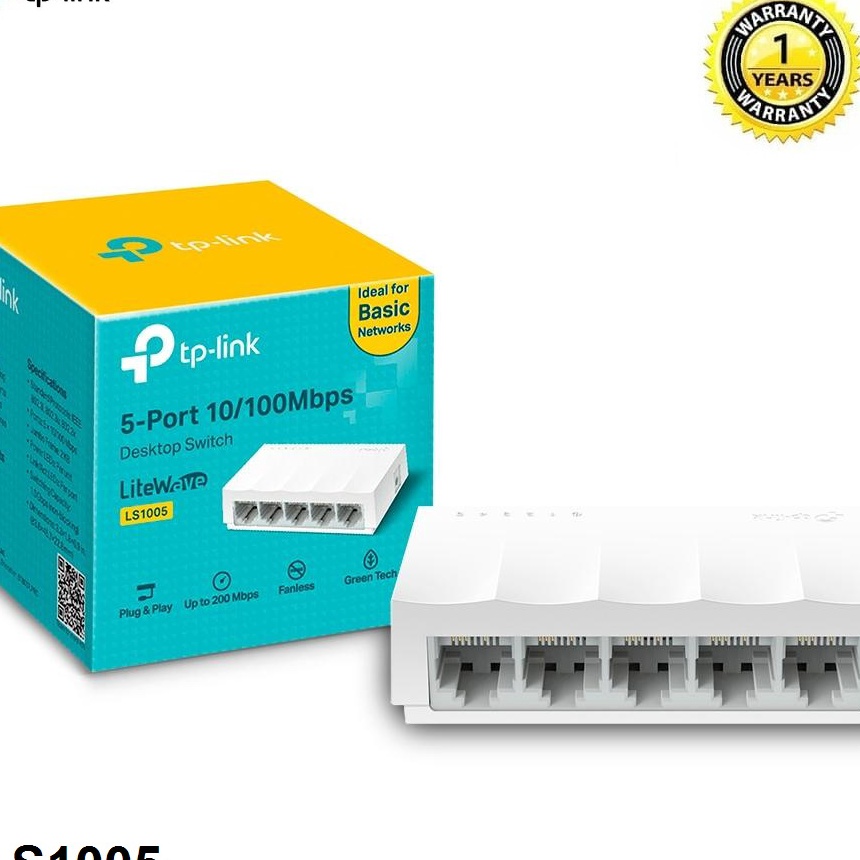 Terbaik TP Switch Hub Lan Internet 5 Port LS15