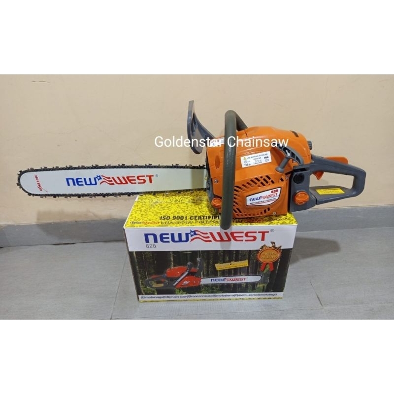 Chainsaw NEW WEST 628 Bar 22" Mesin Senso New West 628 ORIGINAL