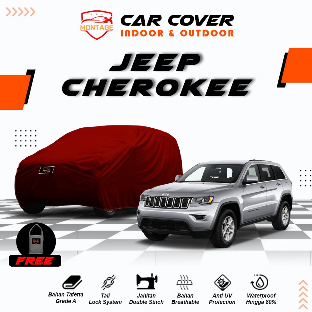 Body Cover Mobil Jeep Cherokee / Sarung Mobil Jeep Cherokee All Type / Selimut Mobil Jeep Cherokee