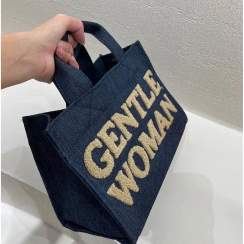 TAS GENTLEWOMAN SOMETIMES TOTE MINI BAG WANITA BANGKOK MIRROR QUALITY TAS DENIM BAG FASHION SLING BA