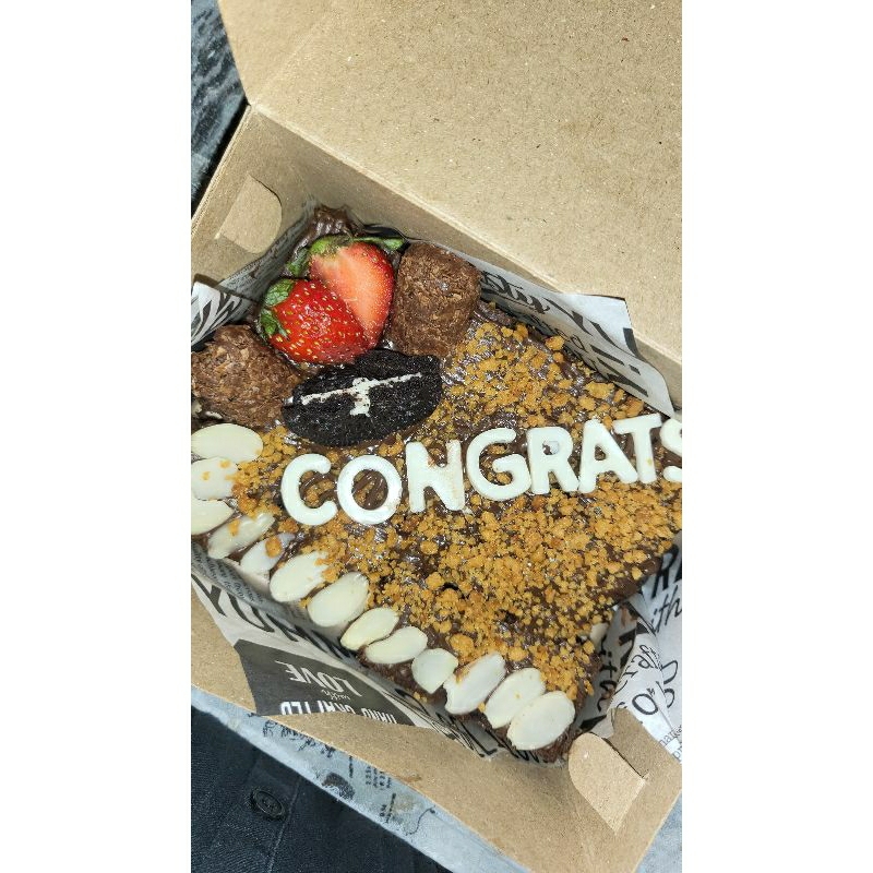 

BENTO BROWNIES BY FOODGI 10x10 CM