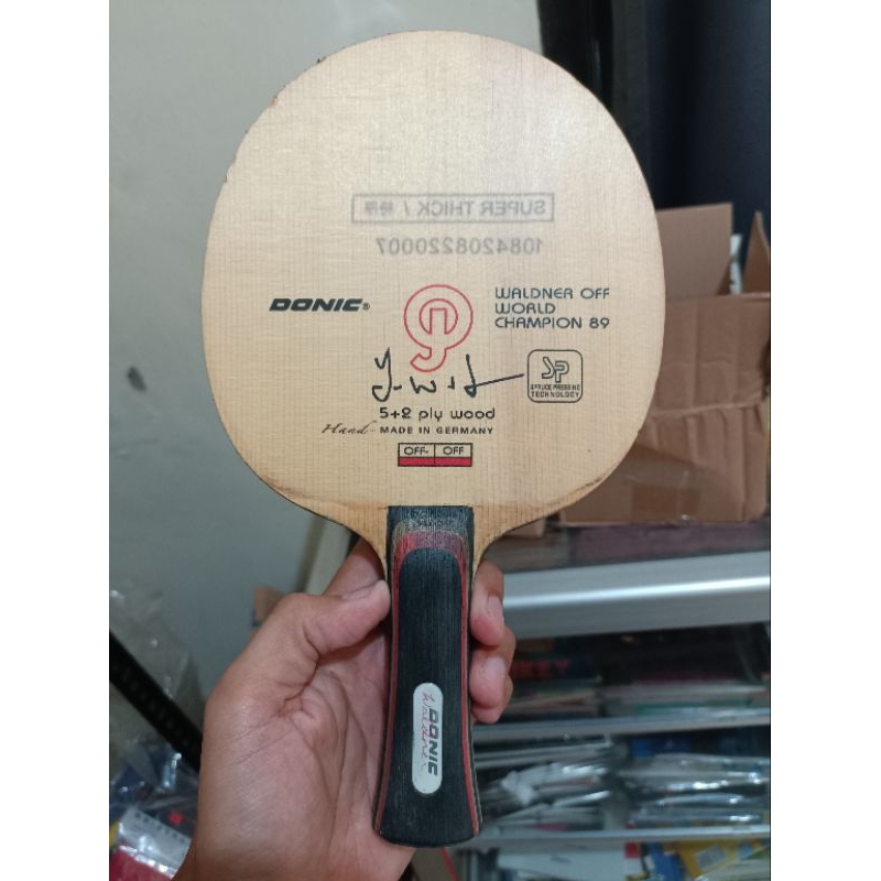 KAYU BATS TENIS MEJA DONIC WALDNER WORLD CHAMPION 89 SECOND ORIGINAL