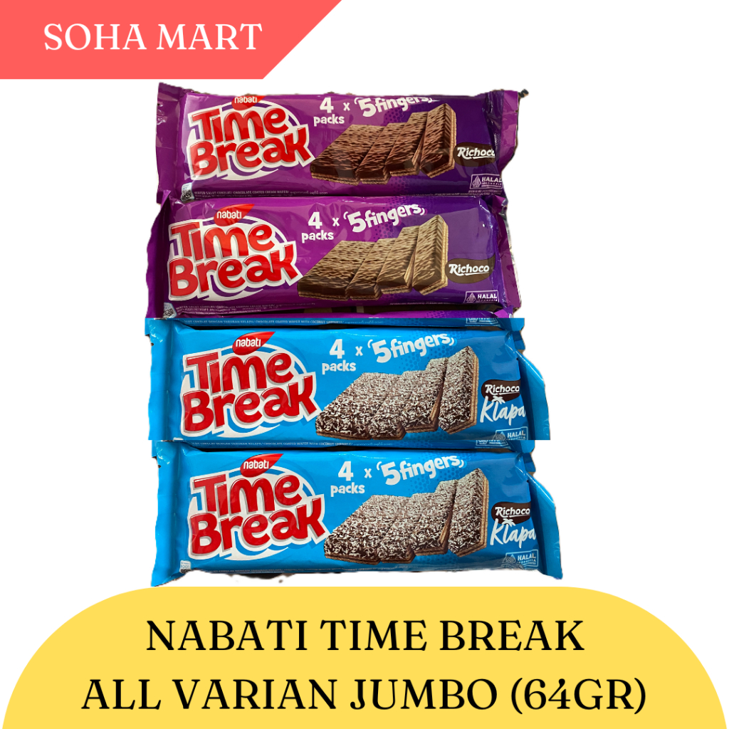 

Soha Mart Nabati Time Break Jumbo All Varian (64gr)