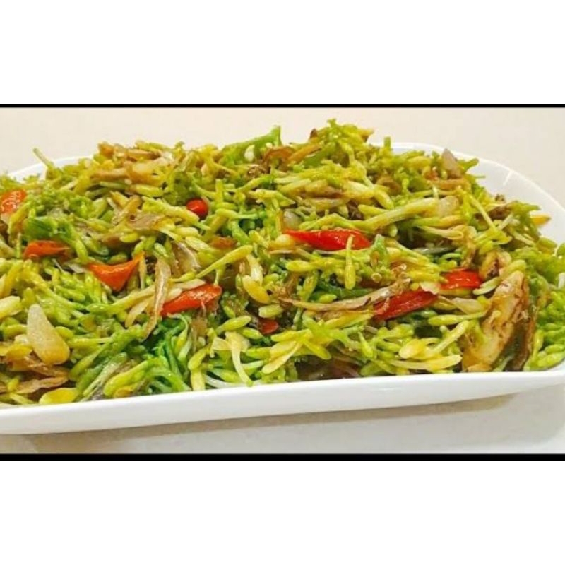 

TUMIS BUNGA PEPAYA + TERI || ENAK BANGET
