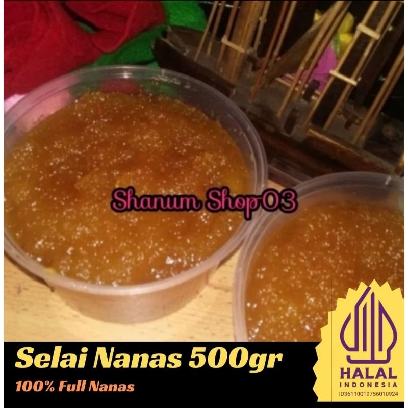 

SELAI NANAS 100% ASLI/OLESAN ROTI Homemade 500gr