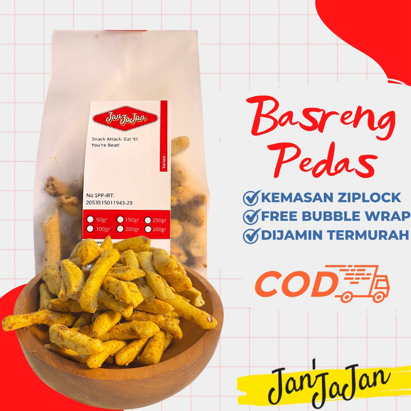 

[PALING MURAH] Baso Goreng renyah daun jeruk 500gr,1kg