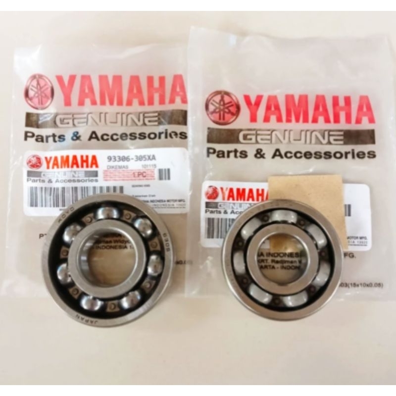Bearing Kruk As set kanan kiri 6305+63/22 Yamaha Xeon karbu Xeon GT 125 Xeon RC, Original lokal