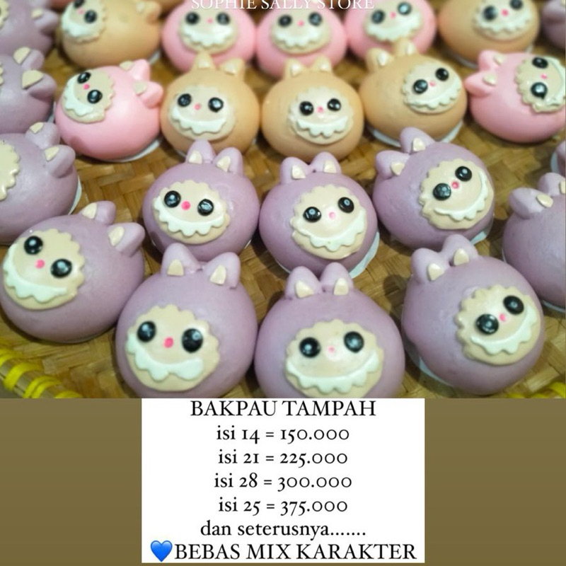 

Bakpau Tampah Labubu - Free Topper dan Card - Ready Setiap Hari