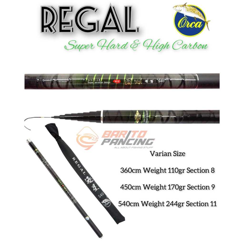 Tegek ORCA REGAL ,450,540 High Carbon