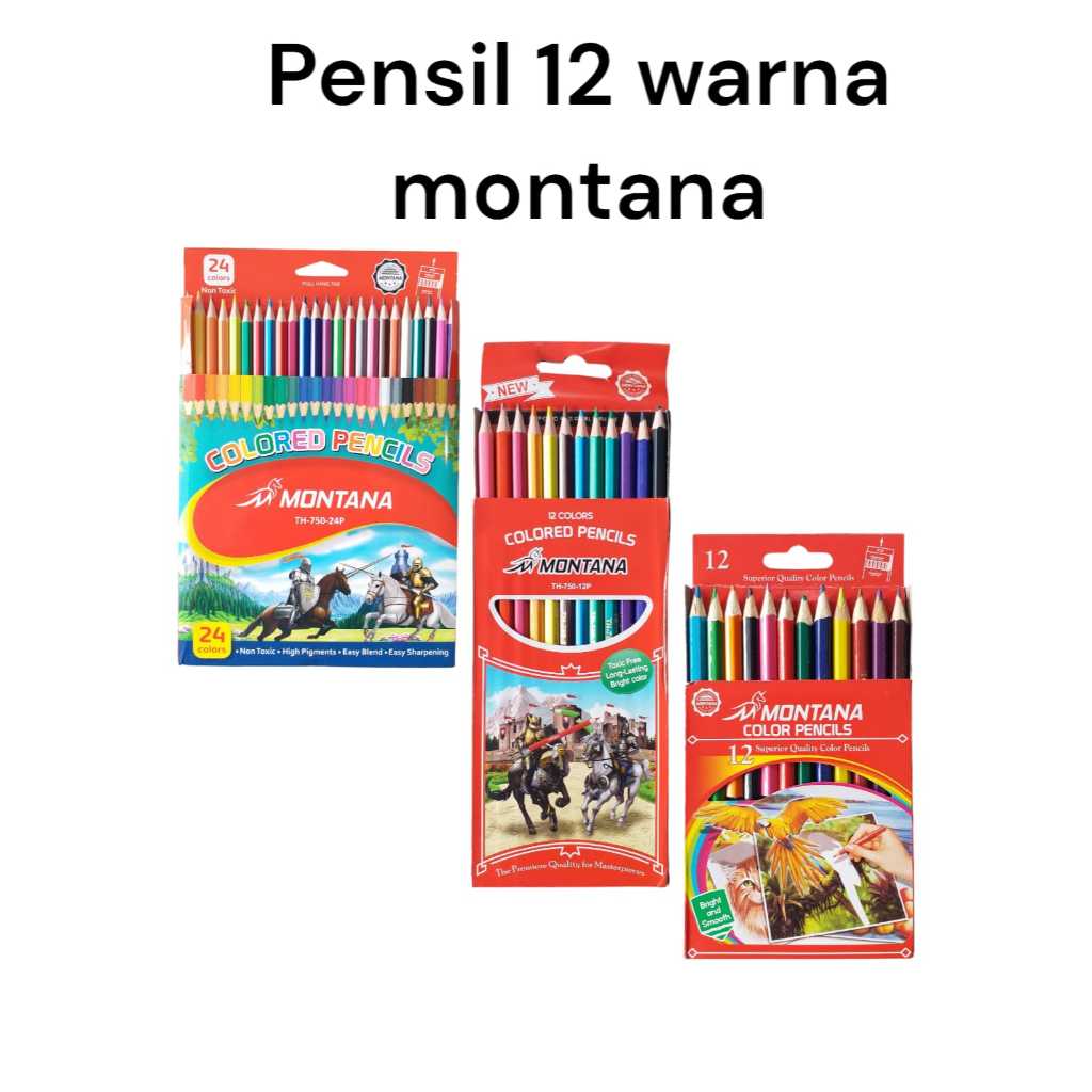 

Pensil 12 & 24 warna montana