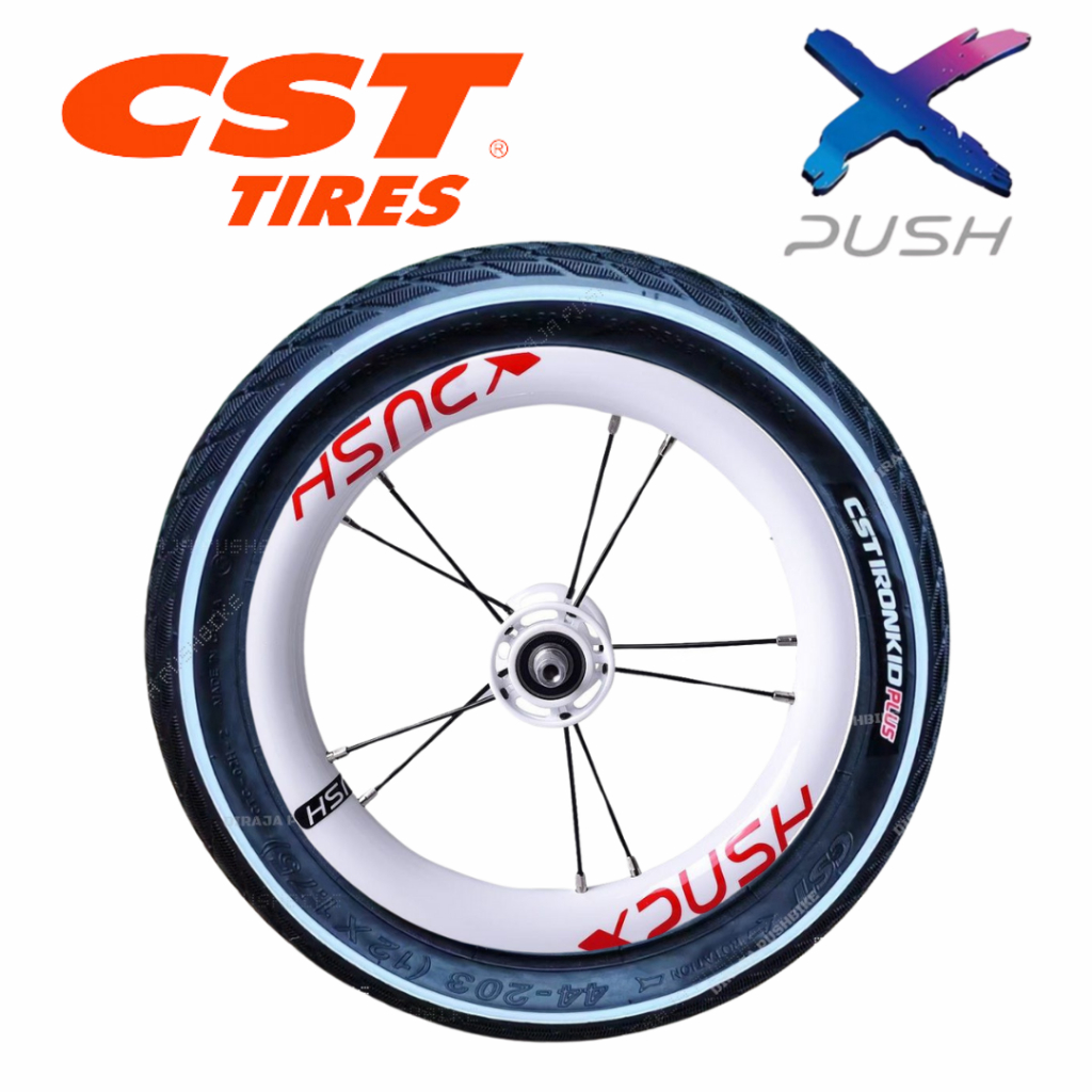 XPUSH Paket wheelset xpush gorilla ban cst racing ironkids grip+ pushbike balance bike