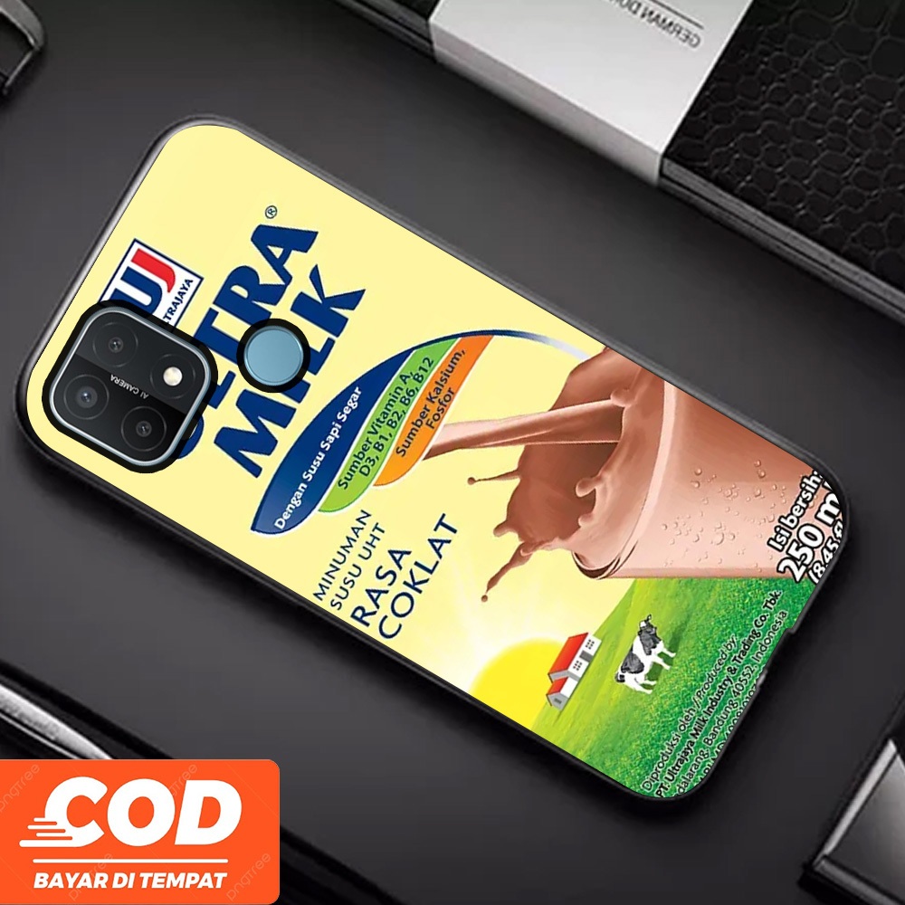 [A18] Ultramilk Casing OPPO A15 Case Pelindung Hp Keren Lucu Viral Unisex Terbaru