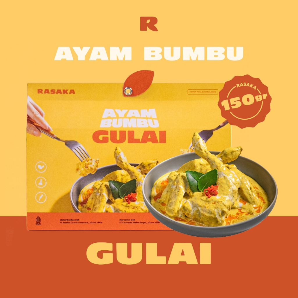 

RASAKA AYAM BUMBU GULAI 150gr/MAKANAN INSTANT/ SIAP MAKAN/READY TO EAT