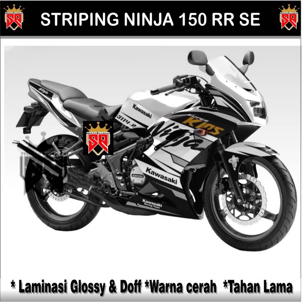 STRIPING NINJA RR 150 SE 2015/DECAL STICKER NINJA 150 RR SE