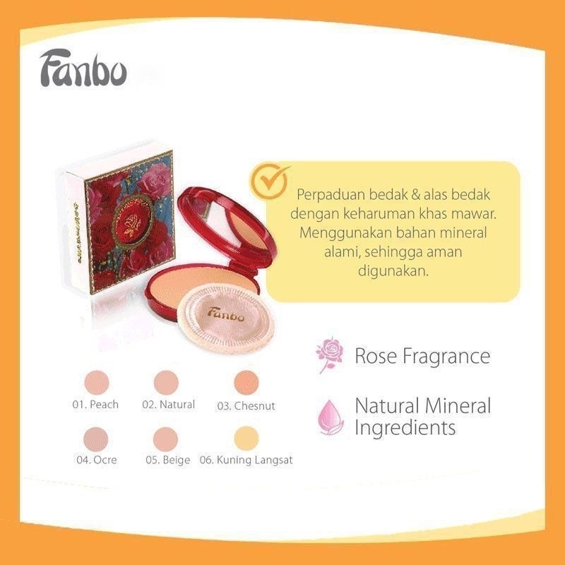 Bedak Fanbo Rose (Merah)