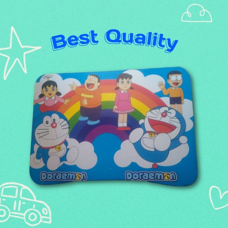 Meja Belajar Lipat dengan gambar kartun lucu