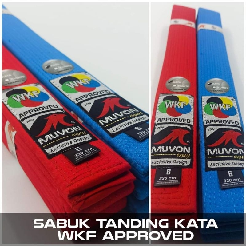 SABUK TANDING KARATE KATA MUVON WKF APPROVE