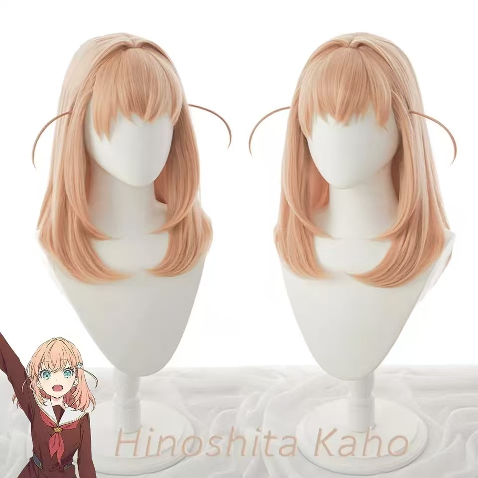 Hinoshita Kaho Wig Love Live Hasunosora Girls' High School Idol Club Cosplay Wig Synthetic Hair Hino