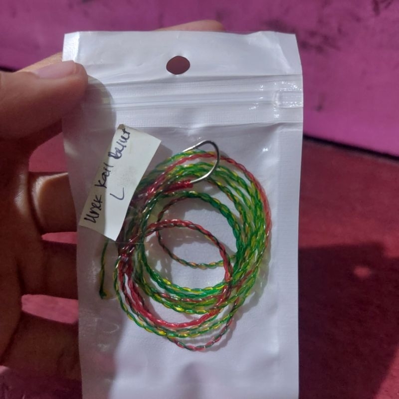 Pancing Belut Ukuran L Urek Belut Panjang Tali 100cm Kail Tajam Anti Mocel