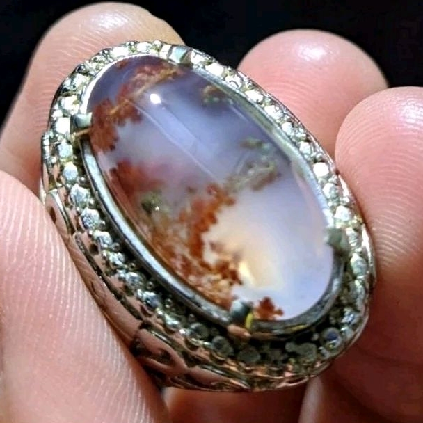 Natural Lumut Suliki Merah Kristal