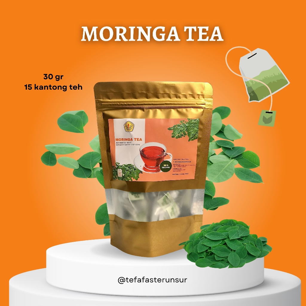 

Moringa Tea Teh Daun Kelor 100% Daun Kelor