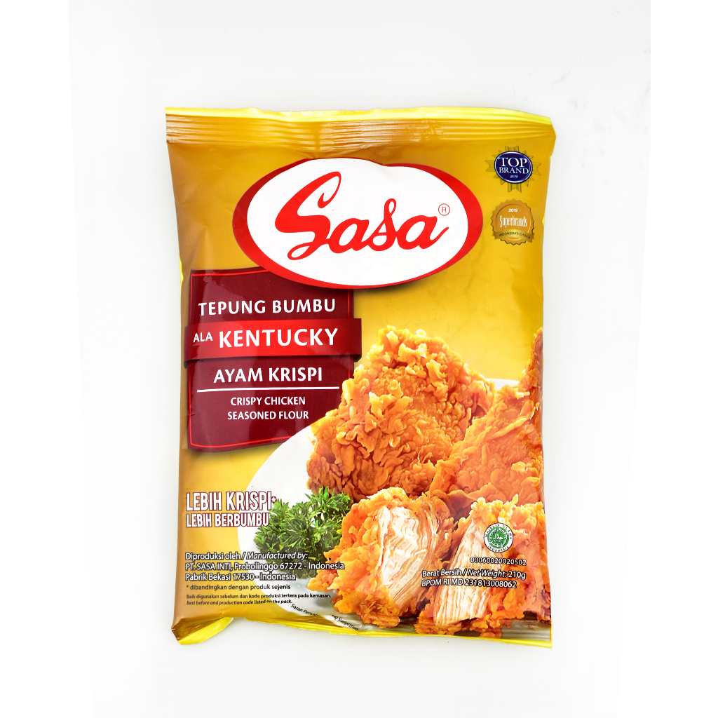 

Sasa Tepung Bumbu Kentucky Crispy 200GR