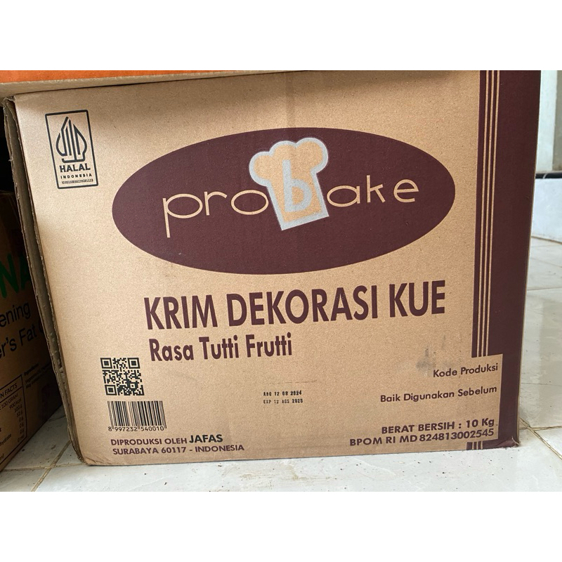 

BUTTER CREAM PROBAKE DUS 10KG