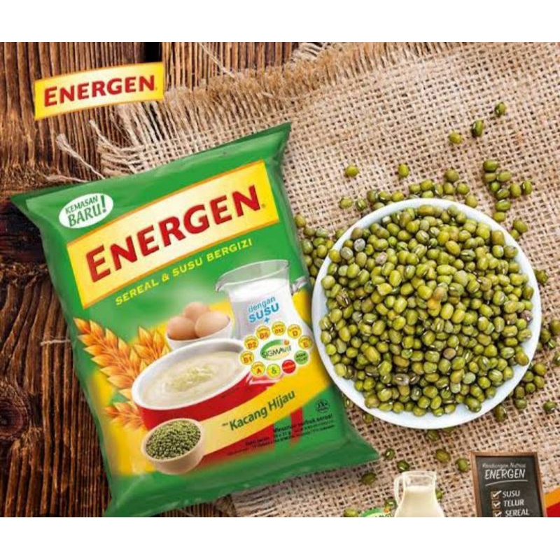 

energen cereal instan kacang hijau 10X34g