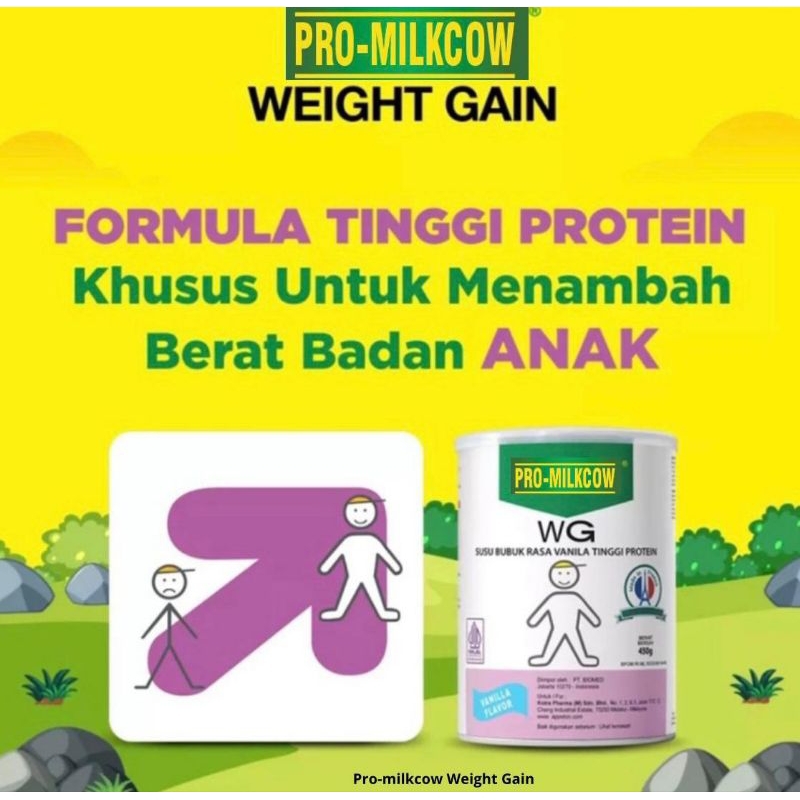

Pro milkcow Weight gain suau penggemuk anak original bpom